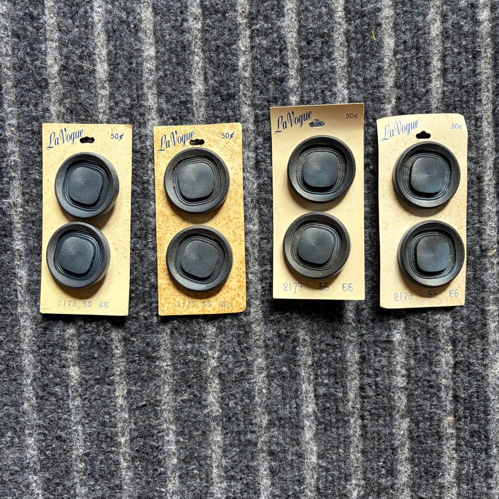 La Vogue Vintage Navy Buttons Approximately 1 5/8" #2179